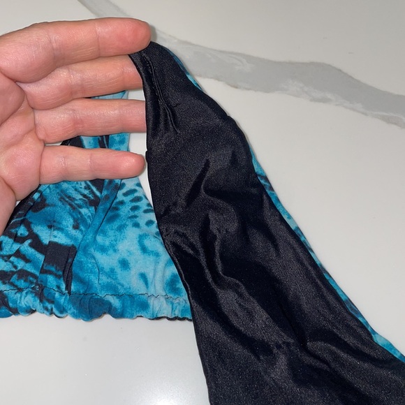 Parah Teal Blue Tie-Dye Women's Swim Bottom Size 44 It - M USA - Picture 6 of 6